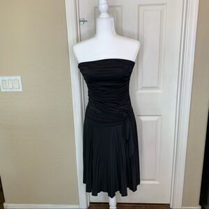 Soprano Strapless Black Dress Size Medium